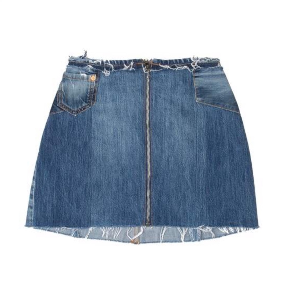 RE/DONE denim mini skirt